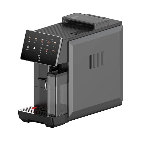 Desenvolvimento da indústria de máquinas de café expresso totalmente automáticas com tanques de leite