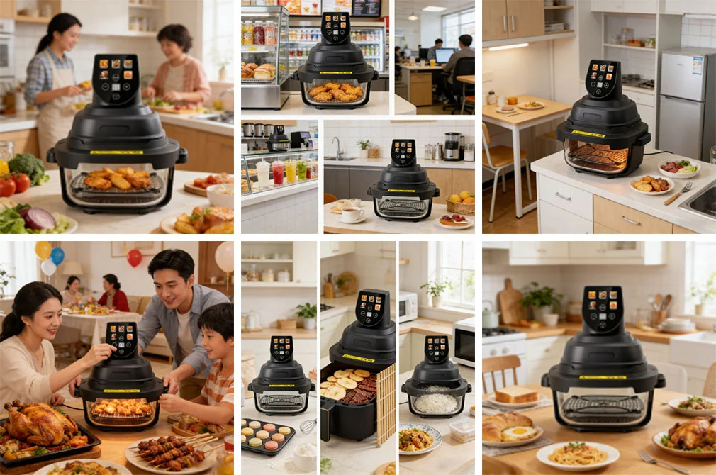4 In 1 Glass Air Fryer